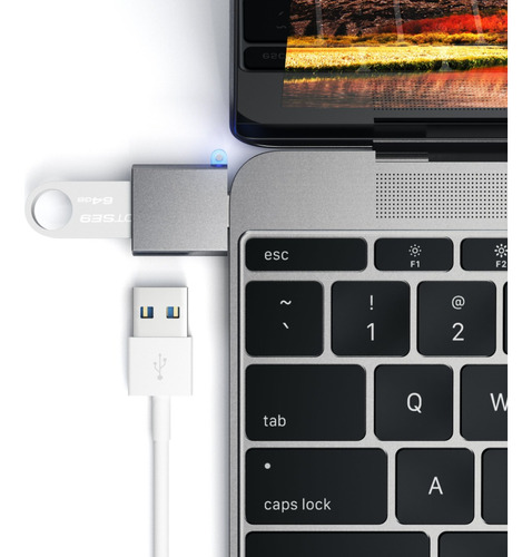 Adaptador Usb-c Macho A Usb-a 3.0 Hembra - Satechi Original