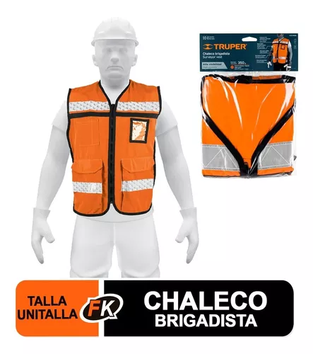 CHALECO BRIGADISTA COLOR VERDE - TRUPER