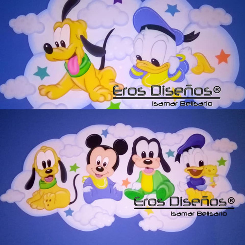 Mickey Baby Y Amigos Disney Nacimiento Decoracion Infantil