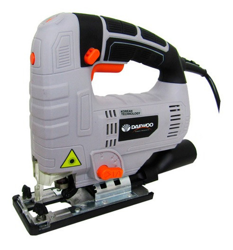 Imagen 2 de 10 de Sierra Caladora Daewoo Laser 800w Vel Variable Pendular Guia