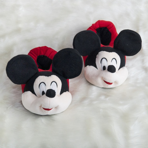 Babuchas De Mickey Mouse Para Niños Y Adultos Confortables