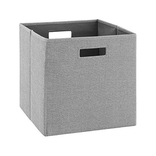 Linon Home Decor Cubo De Almacenamiento Gris Dawes De Linon,