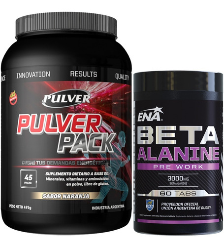 Beta Attack Ena Pack Pulver Potencia Resistencia Rendimiento