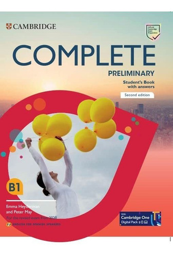 Complete Preliminary Student`s Book With Answers With Digita