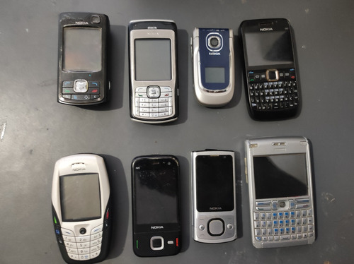 Lote De Equipos Nokia Con Detalles 6600 N70 N80 N85 E61 E63 