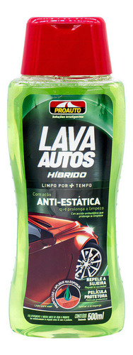 Shampoo Lava Autos Híbrido Ação Anti-estática Proauto 500ml