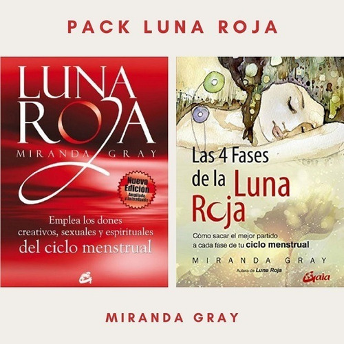 Pack Luna Roja + Las 4 Fases De La Luna - Miranda Gray -gru