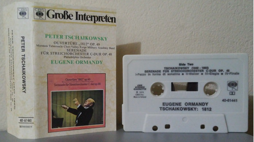 Cassette Tschaikovsky - Ormandy 1974 Hollanda