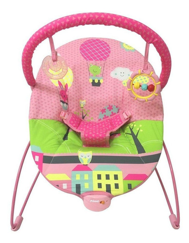 Bouncer Resorte Mecedora Rosa Para Bebé Prinsel