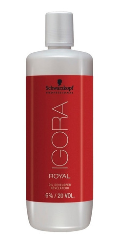 Oxidante 1l Tintura Igora Royal Coloracion Schwarzkopf 20vol