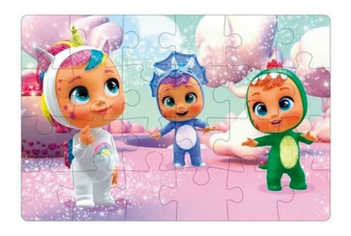 Imagen 1 de 1 de Puzzle Cry Babies Bebes Llorones Ficha 24 Piezas Orig. Magic