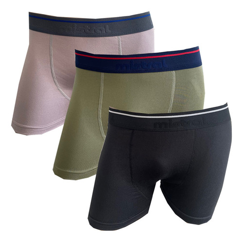 Pack X6de Boxer Algc/lycra Esm Mistral Originales -art 19091