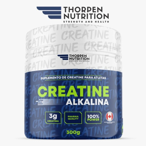 Creatina Monohidratada Thorpen Nutrition 300g - Alkalina