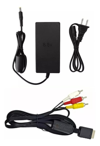 Cable De Audio Y Video Para Ps1 Ps2 Ps3 Rca + Eliminador Ps2