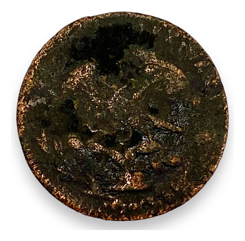 Moneda Antigua De Mexico 1/4 Real Año 1833 De Cobre (Usado)