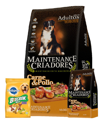 Comida Perro Criadores Maintenance Adulto 22+2 Kg + Promo!