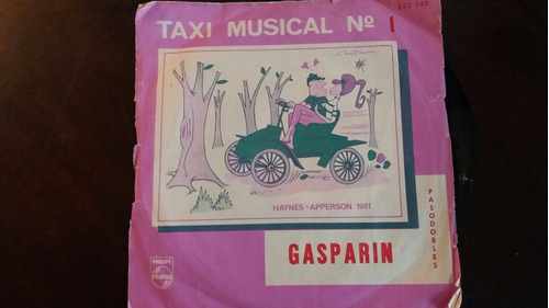 Vinilo Single De Gasparin Taxi Musixal N°1 (o.104