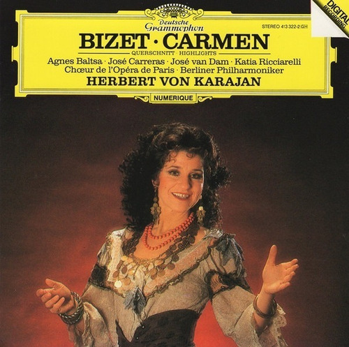 Bizet* Cd: Carmen* Philharmoniker Von Karajan* Germany 199 