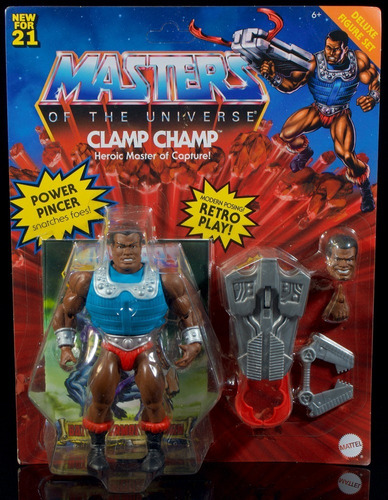 Figura Masters Of The Universe Origins Deluxe  / Clamp Champ