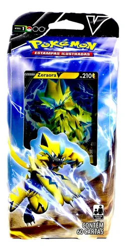 Deck baralho pokemon batalha v - zeraora e deoxys - COPAG - Deck