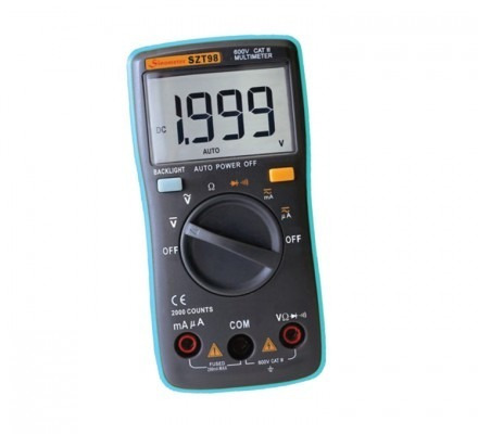 Tester Multimetro Digital Autorrango Szt 98 Sinometer 