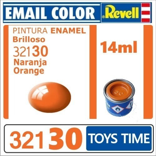 Pintura Revell Enamel Brilloso Color 321 30 Naranja Orange