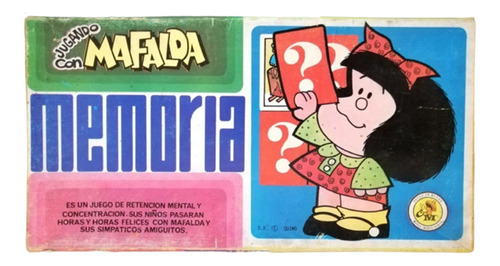 Juego De Memoria Jugando Con Mafalda, De Montecarlo 