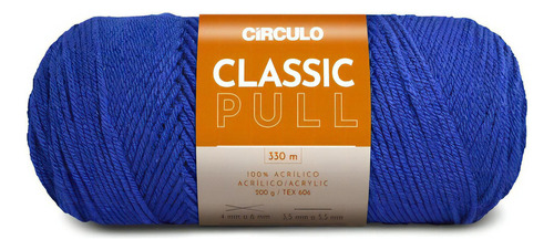 Lã Classic Pull Círculo 200 Gramas Cor 2932 - Azul Royal