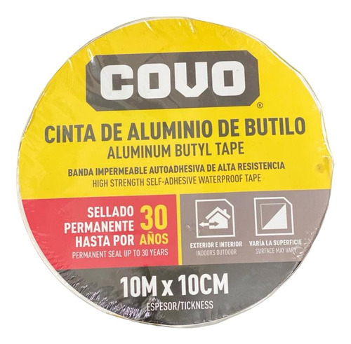 Cinta Impermeabilizante De Aluminio Covo Cod: 8505012