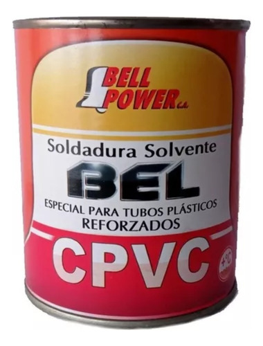 Soldadura Pvc 1/4 Galón Bell Power