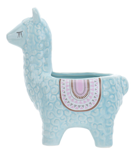 Maceta De Cerámica De Alpaca Con Dibujos Animados Para Decor