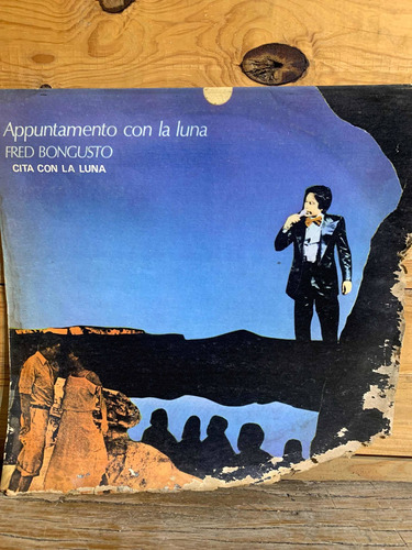 Lp Fred Bongusto Apuntamento Con La Luna Vinilo Musica Itali