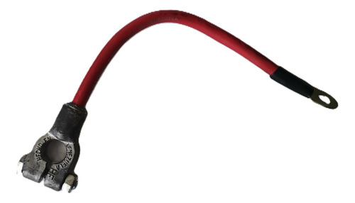 Cable Batería Auto Positivo Borne-ojo 30 Cms Diámetro 10 Mm