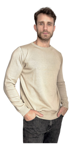 Sweater Roma Básico - El Genovés - Beige