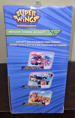 Super Wings Mission Teams Mission Teams Airport Luces Sonido (Usado)