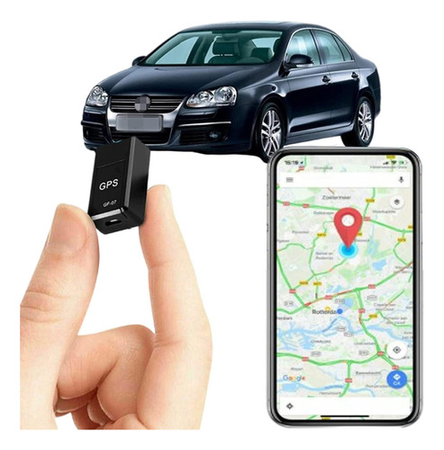 Rastreador Gps Para Vehículos, Mini Zador Magnético Gps E.