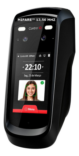 Controlador De Acesso Facial Idface Lite Rfid 13,56 Mhz