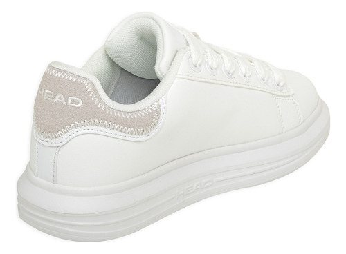 Zapatilla Head Plataforma Paris Mujer Blanca 4 Solo Deportes