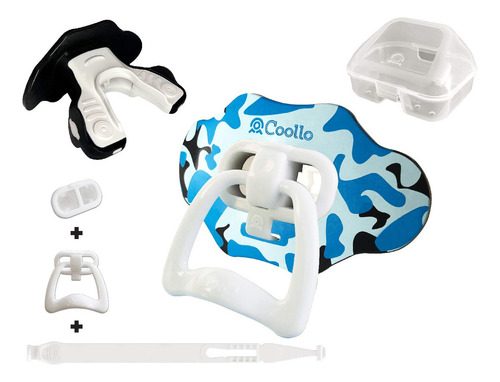 Coollo Sports - Protector Bucal 3 En 1 Con Transformador, Bo