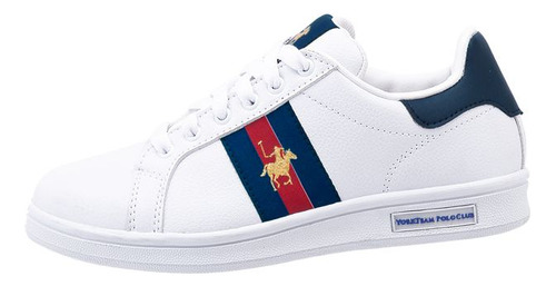 Sneaker Escolar 86803upr Polo Ojal Metal Club Liso