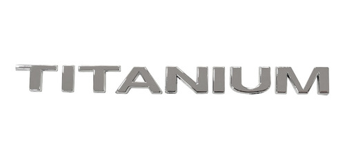 Emblema Titanium Para Fiesta / Ecosport Ford Cromado