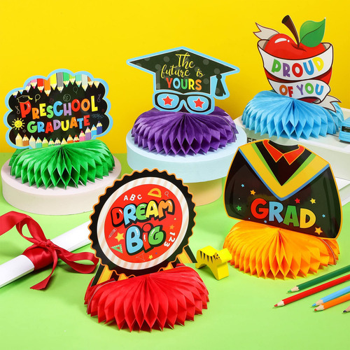 Decoración Preescolar 12 Piezas Fiesta Graduación 2025