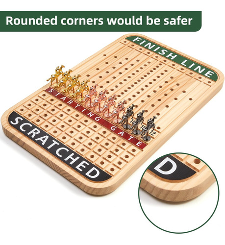 Juego De Mesa De Carreras De Caballos De 16 Pulgadas, Juegos