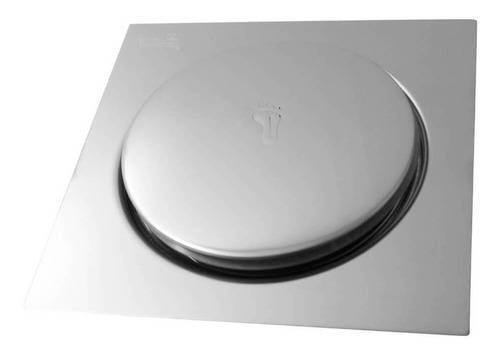 Ralo Click Quadrado 15x15 6 Polegadas Com Porta Grelhas 8017