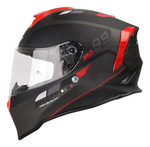 Casco Sh-551 Bruk Ngr Mat Roj Vis Tr