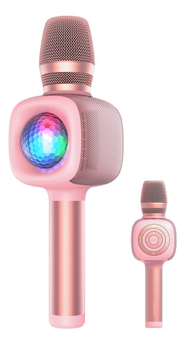 Bopmen Microfono Inalambrico Bluetooth Para Karaoke, Altavoz