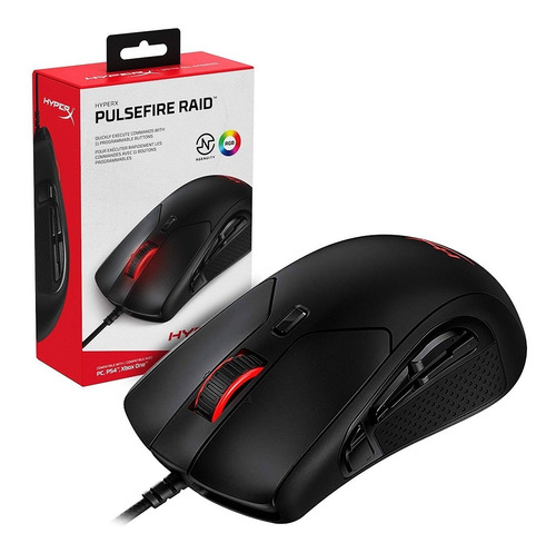 Mouse Gamer Hyperx Pulsefire Raid 16000dpi 11 Botones Gtia