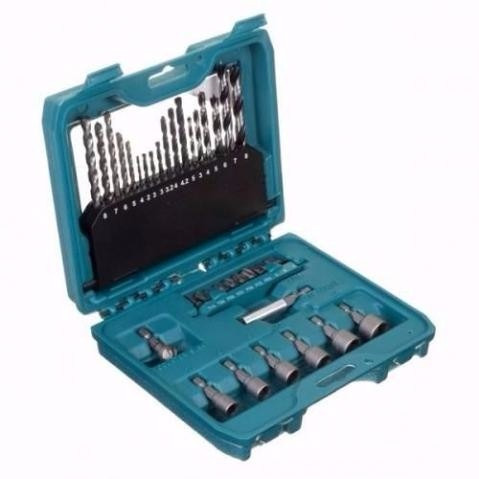 Jogo Kit Brocas Bits Soquetes Pontas Parafusos 36 Pcs Makita