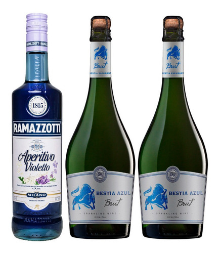 Imagen 1 de 2 de Mix Ramazzotti Violetto + 2 Espumantes