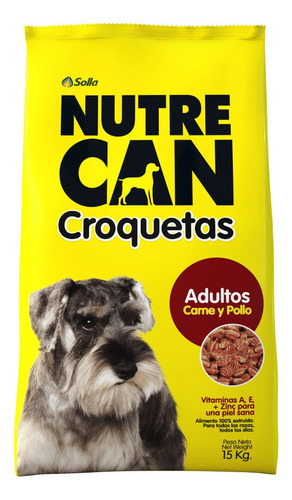 Alimento Para Perro Nutrecan Croquetas Adulto 15 Kg